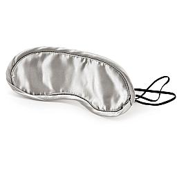 SATIN BLINDFOLD SILVER