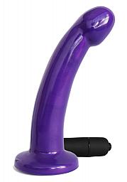 RILEY VIBRATING DILDO PURPLE